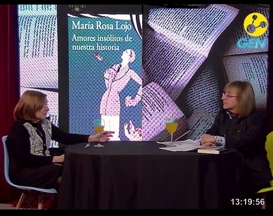 Abordajes poéticos por radio y tv – Radio Rivadavia y Streaming. Entrevista de Sandra Pien a María Rosa Lojo