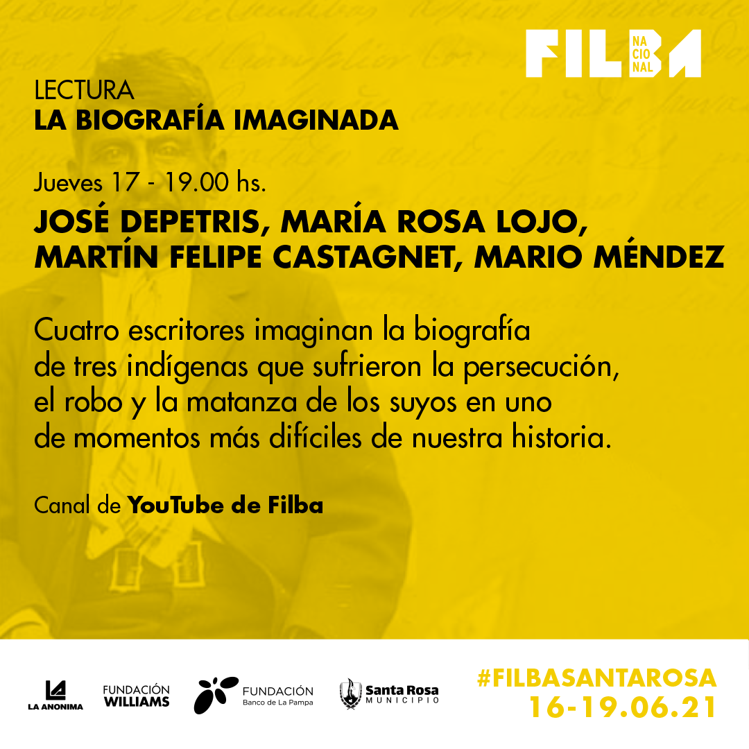 María Rosa Lojo en el FILBA Nacional. Mesa “La biografía imaginada”. 17 de junio