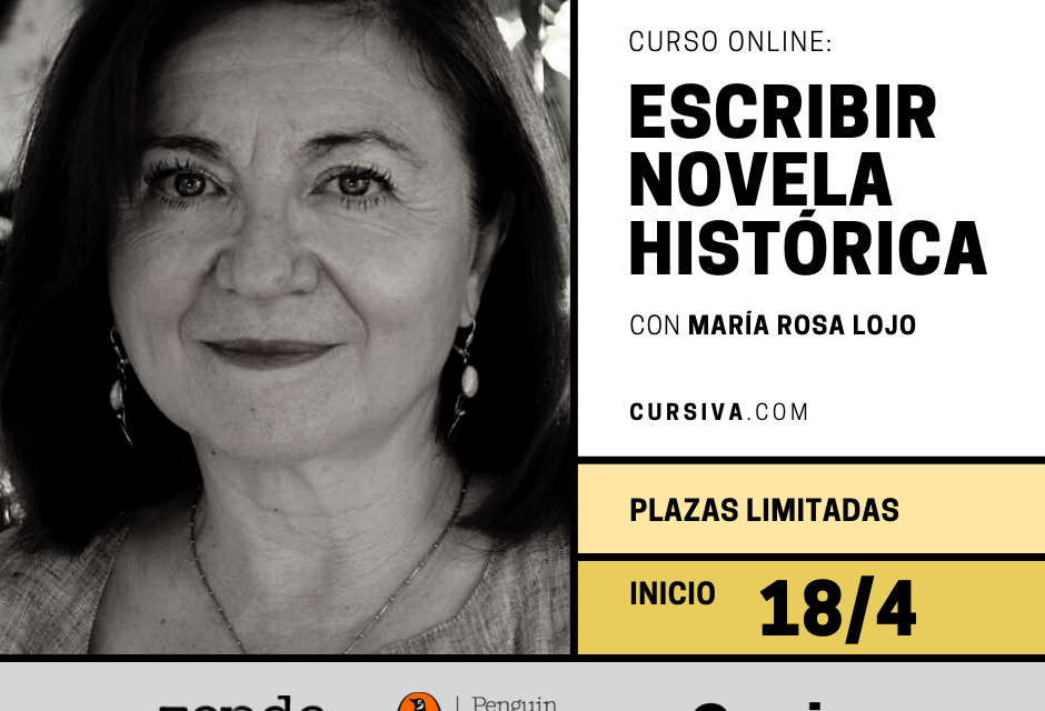 Termina el curso on line “Escribir novela histórica”, de la Plataforma Cursiva (Penguin Random House) y Zenda Libros, tutorizado durante 10 semanas por María Rosa Lojo, con la participación de novelistas españoles, del 18 de abril al 26 de junio de 2022