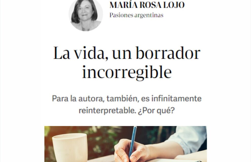 María Rosa Lojo escribe para “Pasiones Argentinas”, Diario Clarín, 5 de diciembre de 2023