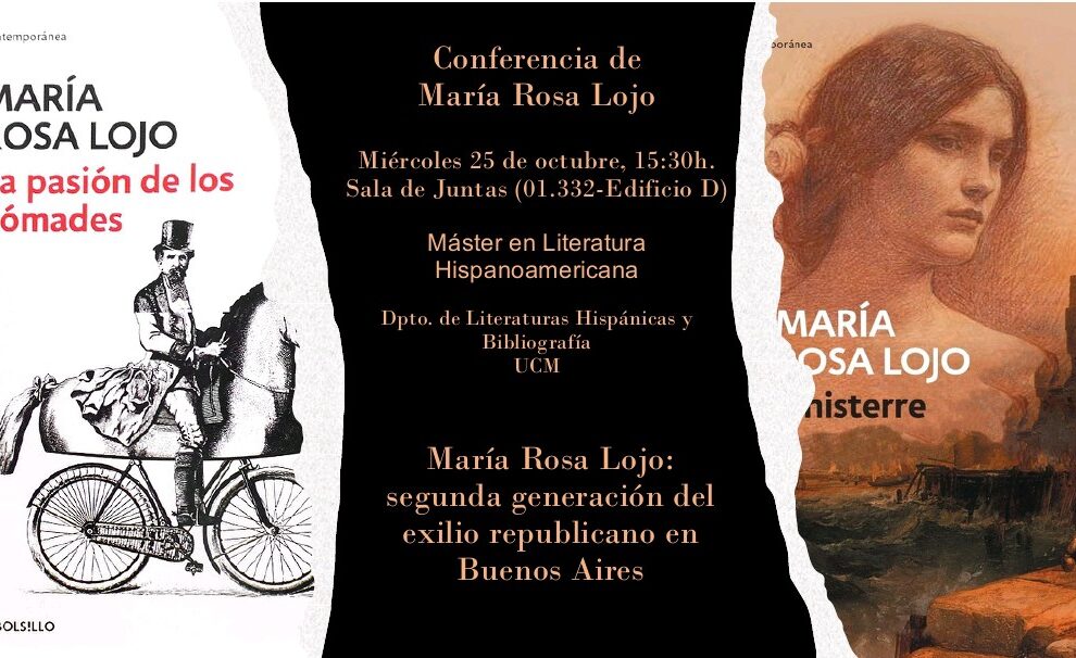 María Rosa Lojo en la Universidad Complutense de Madrid, 25 de octubre de 2023