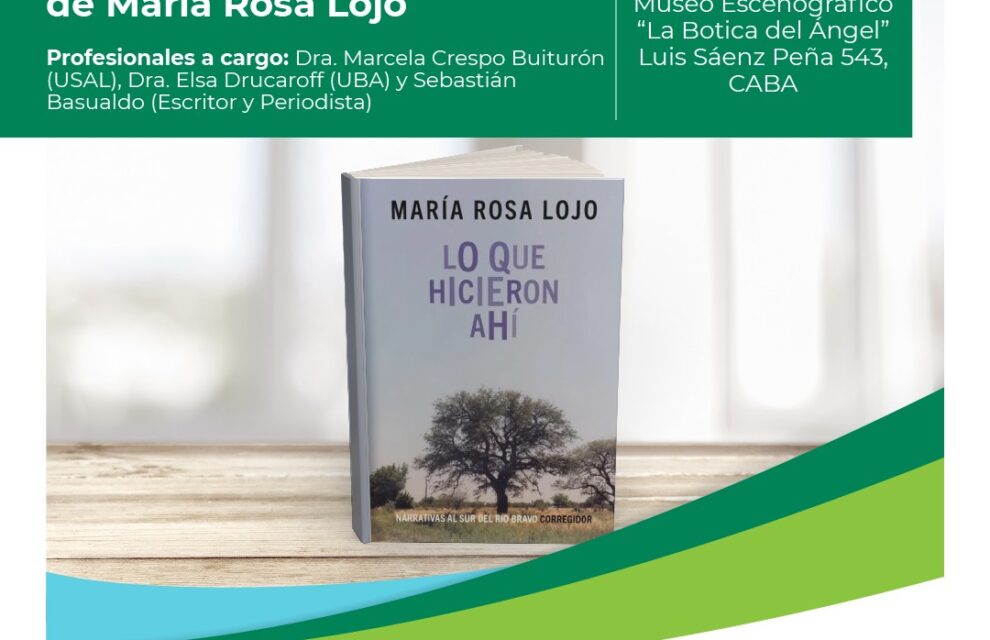 Presentación de “Lo que hicieron ahí”, con Marcela Crespo Buiturón, Elsa Drucaroff y Sebastián Basualdo, La Botica del Ángel, 3 de octubre de 2023