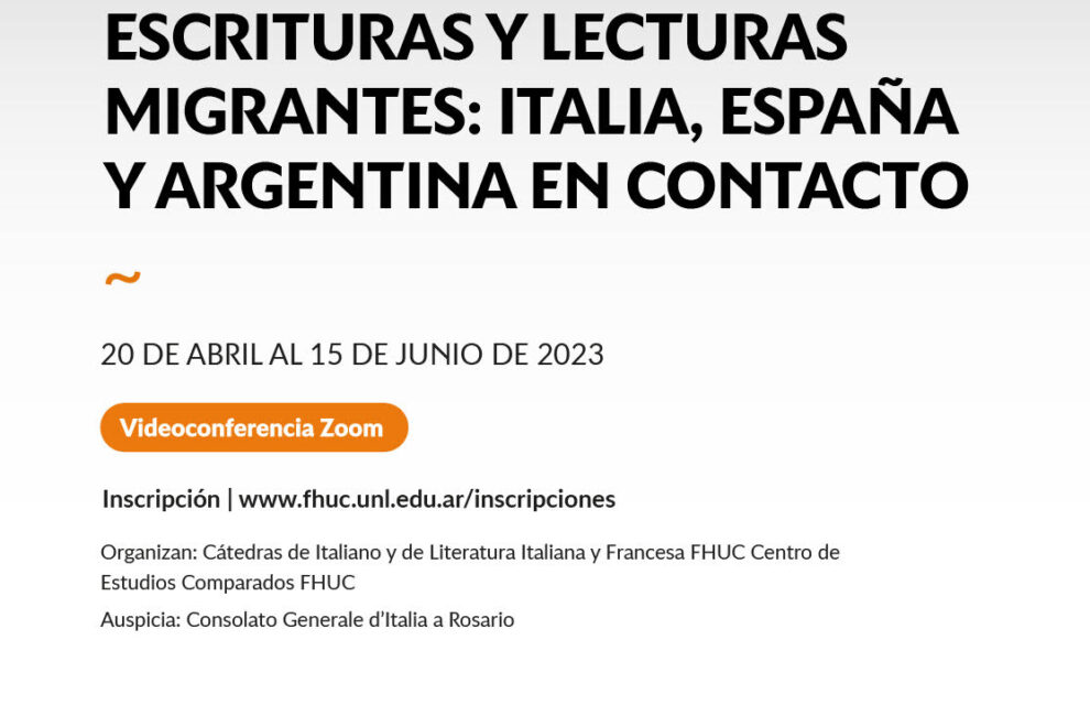 “Mujeres transatlánticas, de libro en libro”. Conferencia de María Rosa Lojo en el ciclo “Escrituras y lecturas migrantes”, Universidad Nacional del Litoral, 31 de mayo de 2023