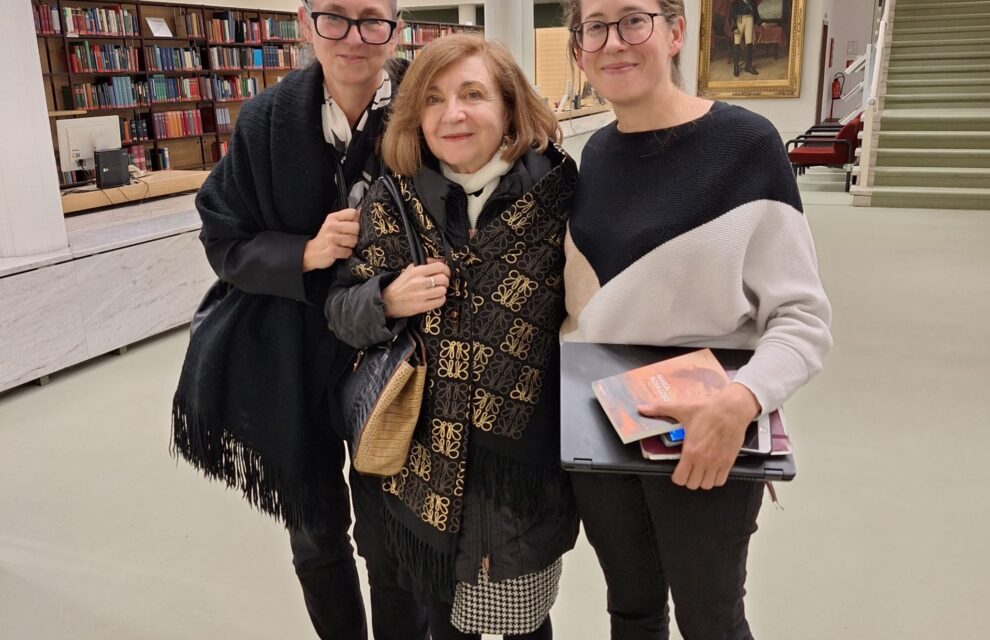 “Mujeres en busca de un cuarto propio: de la Historia a la Ficción”. María Rosa Lojo dialoga con la catedrática Claudia Hammerschmidt (Universidad de Jena), en el Instituto Iberoamericano de Berlín, 28 de octubre de 2025