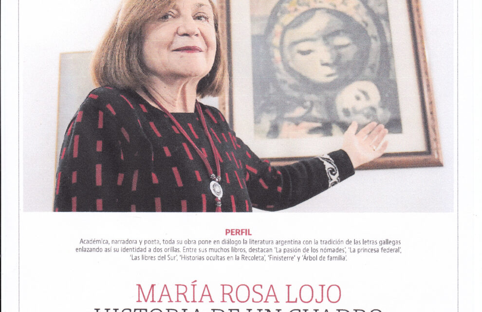 Historia de un cuadro, por María Rosa Lojo. Revista Ñ. Sección Fetiche, mes de junio 2026
