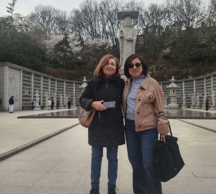 María Rosa Lojo mantuvo actividades y encuentros literarios en Seúl y Busan, Corea del Sur, 30 de marzo al 10 de abril de 2026